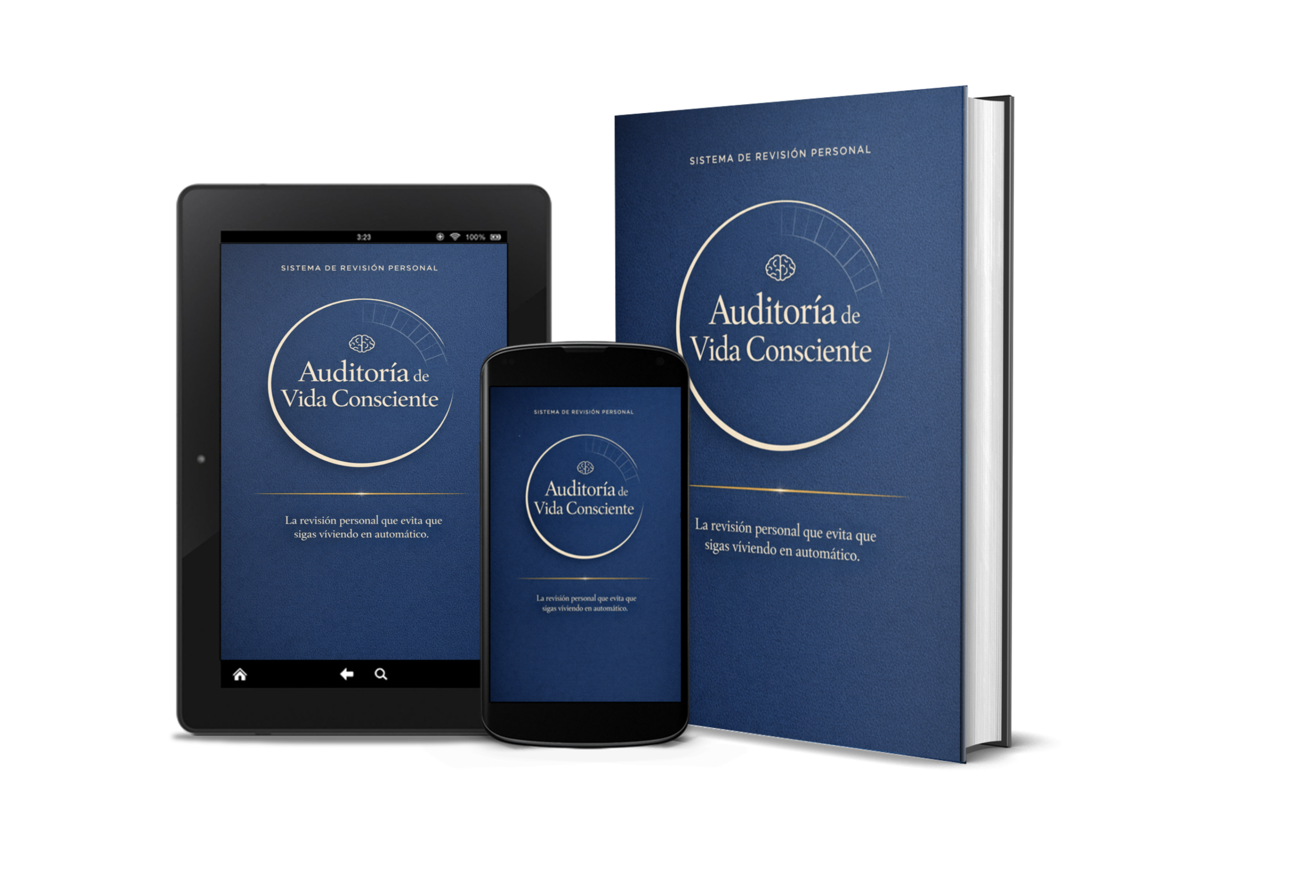 Auditoría de Vida Consciente en formato libro, tablet y móvil